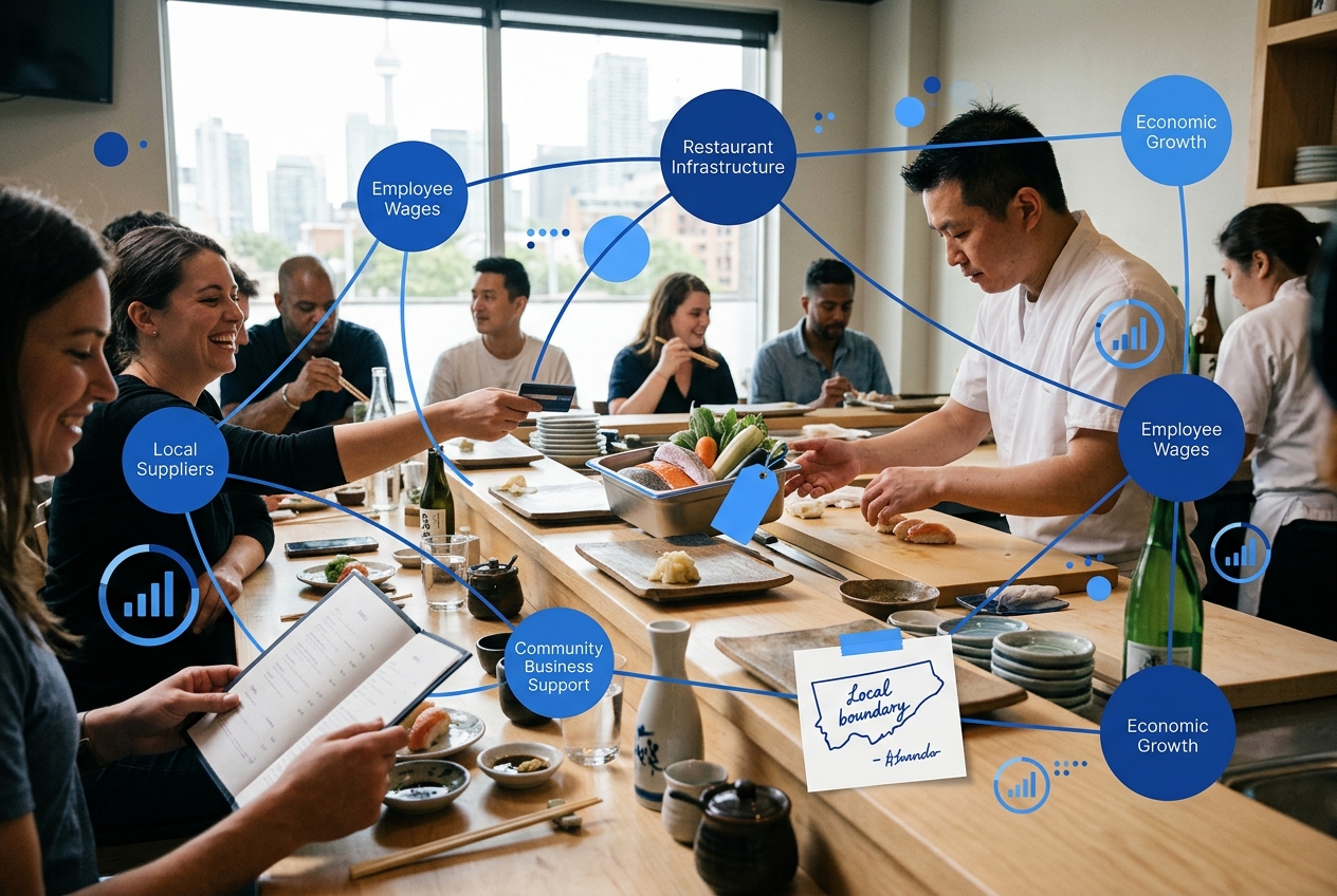 A closer look at sushi restaurant in Toronto for the article